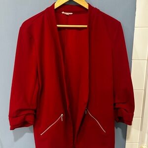 Maurices Bold Red Women's Blazer